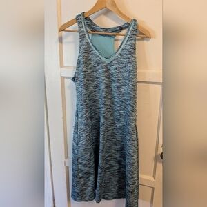 MPG sport tank dress, dark teal, size large